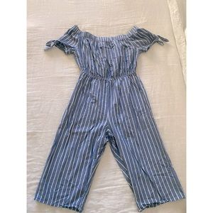 Striped jumpsuit